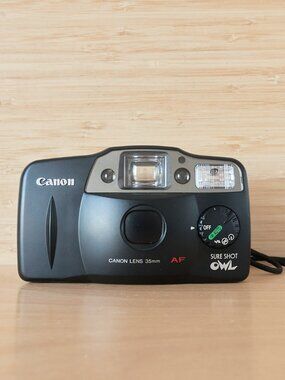 Canon Sure Shot Owl Film Camera Tested 35mm Point and Shoot AF
